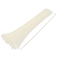 uxcell Plastic 400mmx5mm Self-Locking Wire Trim Wrap Cable Tie 97pcs