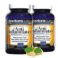 (Pack of 2) Natural Anti-Inflammatory Advanced Pain Relief by Doctors Nutra Nutraceuticals for Joints, Swelling and Stiffness with Turmeric, Curcumin, Enzymes and Boswellia - Vegetarian, no Gluten