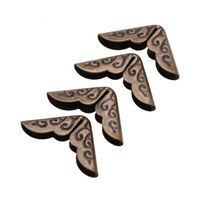 50pcs Scrapbooking Photo Mounting Corners Book Albums Menus Notebook Folder File Corner Protectors(C086 Bronze)