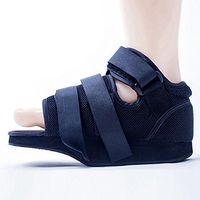 NACHEN Forefoot Pressure Relief Shoes Front Foot Weight Loss Black Shoe Fracture Plaste Forefoot Fracture Fixation,Black,XS