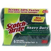 Scotch-brite Heavy Duty Scrub Sponge, 6 Count