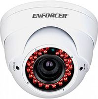 Seco-Larm EV-Y2201-AMWQ ENFORCER 4-in-1 HD TVI, CVI, AHD, Varifocal Analog Rollerball Camera, White; 1/2.7" 2MP Aptina CMOS; Resolution (HD) 1920x1080; Viewing Angle 30°~90°; 1200 TV Lines (Analog)