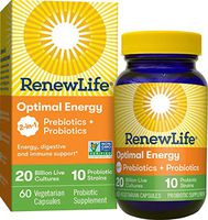Renew Life, Probiotic Prebiotic Optimal Energy, 60 Count