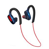 Wireless Earbuds Bluetooth Headphones Sport in-Ear IPX7 Sweatproof Earphones 12 Hours Playtime High Fidelity Stereo Sound and Noise Cancelling Mic for Running Gym, Running and Workout -Red