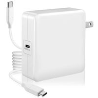 61w USB-C Power Adapter Compatible with Macbook Pro Charger USB C 61w New Macbook Air Charger 2018 13 Mac Thunderbolt Charger 2016 15 2017 Type C Laptop Charger More Devices (61w)