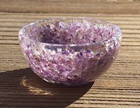 [A&S Crystals] AMETHYST 2" Orgone Bowl