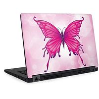 Skinit Decal Laptop Skin for Latitude 5490 - Originally Designed Pink Butterfly Design