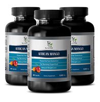 African Mango Diet - African Mango Extract - Constipation Relief - 3 Bottles 180 Capsules