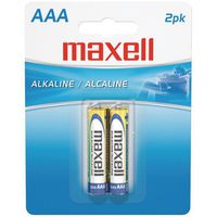 Maxell 723807 - LR032BP Alkaline Batteries (AAA; 2 pk; Carded), New