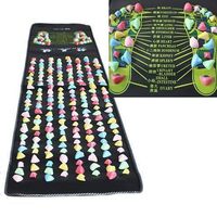 TX® Foot Massage Mat Walk Reflexology Massager Acupoint Mat Acupressure Mat for Pain Foot Ache Relieve Nerve Relaxes Muscle Massage at Home and Office((175 * 35CM/ 68.89”*13.779'')