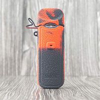 CEOKS for Smok Nord Silicone Case, Anti-Slip Protective Silicone Case Skin Rubber Cover for Smok Nord Mod Box Rubber case wrap Shield (Black/Red)