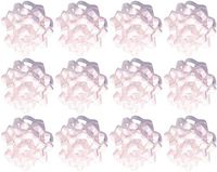 The Gift Wrap Company  Decorative Confetti Gift Bows, Medium, White, pack of 12