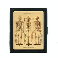 Metal Cigarette Case Vintage Poster D-013 The Skeletal System Decorative Decoupage Vintage Retro Style