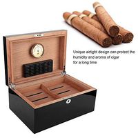 Cigar Storage Case, Cedar Wood Portable Travel Outdoor Humidor Case Cigar Holder Storage Box Cigar Supplies