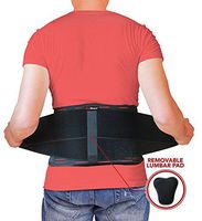 AidBrace Back Brace for Lower Back Pain Relief for Men & Women - Comfortable Belt Support for Herniated Disc, Sciatica, and Scoliosis with Removable Lumbar Pad Extra Large Size (2XL / 3XL)