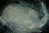 Metallic Iridescent Shred (6 Packs) Bulk Buy!!! 0.25MM (.75 OZ Each) Tinsel Angel Hair Gift Box/Basket Filler (4.50 OZ Total) (Iridescent Clear)