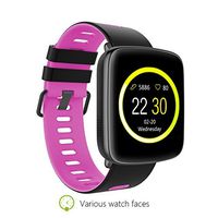 Fitness Tracker Heart Rate monitor,Activity Tracker Pedometer Sedentary Smart Sport Watch Waterproof Incoming calls Bluetooth Smartwatch for IOS Android System Phone (Pink)