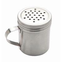 Focus 10 oz Stainless Steel Dredge with Handle - 3 mm Holes