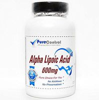 Alpha Lipoic Acid 600mg // 180 Capsules // Pure // by PureControl Supplements