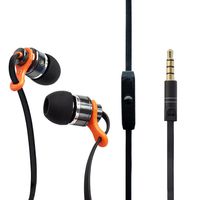 MAXROCK (TM) Stereo Headphones with Mic, Wired 3.5mm in Ear Earphones Sports/Running/Gym/Exercise Earbuds with Microphone for iPhone/Android