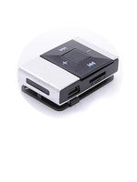 Kanzd Portable Mini USB Clip Digital Mp3 Music Player Support 8GB SD TF Card (A)