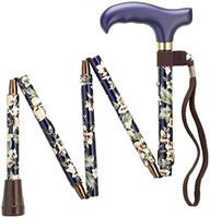 Harvy Canes - Mini-Folding Adjustable Cane - Dogwood - 32"-36"