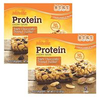 Millville Dark Chocolate Peanut Butter Protein Chewy Bars - 10 ct.