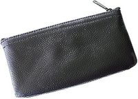 Black Vinyl Daily Zipper Closure Pouch for Pipe Products - 2119
