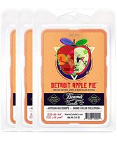 3 Packs of Beamer Candle Co. Smoke Killer Collection Wax Drops, 6-Count Pack - Detroit Apple Pie Scent + Beamer Smoke Sticker