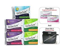 Winalite Winion Day Use Night Use Pantiliner Sanitary Napkin by Winalite