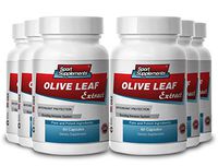 Olive Leaf Extract Powerful Antioxidant, Immune System Health 500mg (6 Bottles, 360 Capsules)