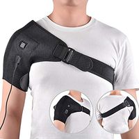 LLMLCF Adjustable Shoulder Brace Rotator Cuff Support for Injury Prevention Dislocated AC Joint Tear Frozen Shoulder Pain Sprain Soreness Bursitis Tendinitis Black