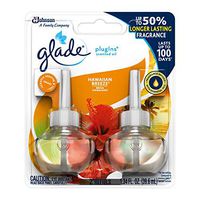 Glade PlugIns Refills Air Freshener, Scented Oil for Home and Bathroom, Hawaiian Breeze, 1.34 Oz, 3 Count