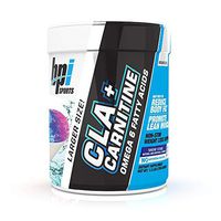 BPI Sports Cla + Carnitine – Conjugated Linoleic Acid – Weight Loss Formula – Metabolism, Performance, Lean Muscle – Caffeine Free – for Men & Women – Snow Cone – 100 Servings – 1.5lbs Larger Size