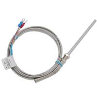 Twidec /2M Stainless Steel K-Type Sensor Probes Metal HeadProbe for Thermocouple Sensor & Meter Temperature Controller(Temperature Range:0~600°C) MT-205 5x100MM