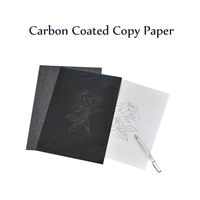 Euone  Copy Paper Clearance Sale , 50PCS Black Carbon Copy Paper for Hand, Typewriters and Word Processors