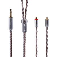 MMCX Earphone Audio Cable Yinyoo 16 Core Silver Plated 4.4mm Cable Earbuds Headphone Replacement Cable for TIN Audio T2 T3 T2 PRO KBEAR F1 Yinyoo PRO HQ5 HQ6 Shure SE215 SE535 UE900(mmcx 3.5mm)