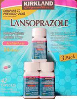 Compare to Prevacid 24 HR active Ingredient - Kirkland Signature Lansoprazole 3 Pack