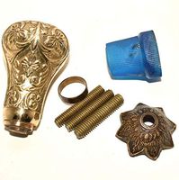 Eve.Store Antique Style Designer Brass Handle Victorian Vintage Wooden Walking Stick