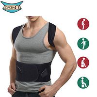 ZSZBACE Back Brace Support Belt - Helps Men & Women Relieve Lower Back Pain with Sciatica, Scoliosis, Herniated Disc or Degenerative Disc Disease (L:Waist Length fits 35.4-41.3", Black)