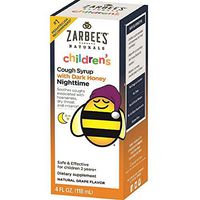 ZarBee's Naturals Children's Cough Syrup Nighttime, Grape 4 oz (Pack of 12)