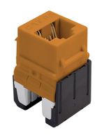 Legrand - On-Q WP346AOR Cat 6A Quick Connect RJ45 Keystone Insert, Orange