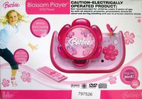 Barbie Blossom Front Loading DVD PLAYER w Multi Language Audio & Subtitle Capability (2007)