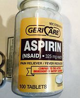 Bottled Aspirin 100/bottle (2PK)