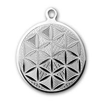 Flower of Life Pendant - 1" Sterling Silver 925