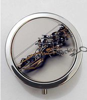 BlackKey Bow and Arrow 3-Compartment Decorative Pocket Gift Box Case Organizer for Pill, Color 1 -370