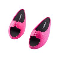 Hli-SHJHsmu Stovepipe slippers Posture Correction Fat Burning Slippers Rocker Slippers Posture Correction Fat Burning Slipper Women Shook Slippers Legs Slimming Pain (M, Hot Pink)
