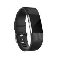 Youkex Compatible with Fitbit Charge 2 Bands, Small Adjustable Replacement Wristband for Fitbit Charge 2 Smart Fitness Watch Women Men (Black, Small)