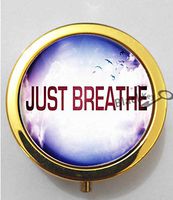 BlackKey Just Breathe 3-Compartment Decorative Pocket Gift Box Case Organizer for Pill, Color 2 -813