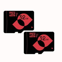mengmi 32GB Micro SD Card Class 10 microSDHC Memory Card UHS-I(U1) with Free MicroSD Adapter（U1 32GB 2pack）